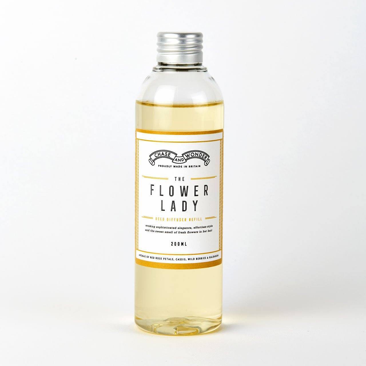 The Flower Lady Reed Diffuser Refill - Chase and Wonder - Proudly Made in Britain