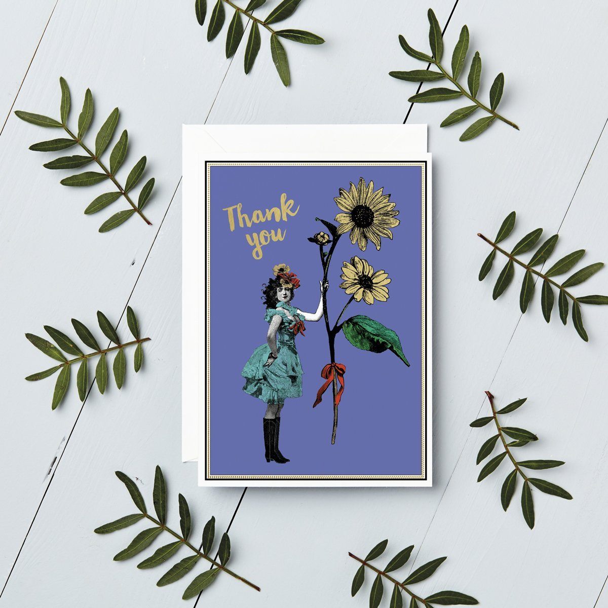 Thank You Lady Greeting Card - Chase and Wonder - Proudly Made in Britain