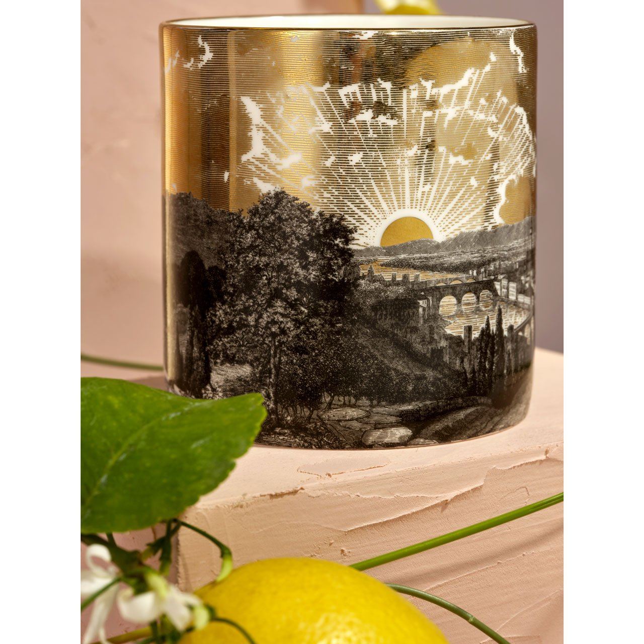 The Tuscan Sunset Ceramic Candle