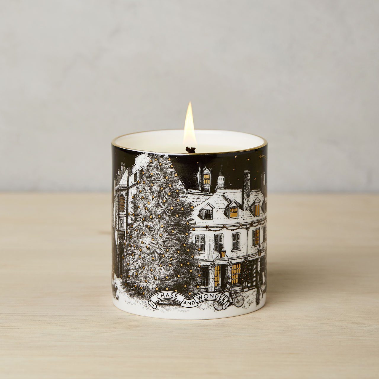 The Starry Night Ceramic Candle - Chase and Wonder - Proudly Made in Britain