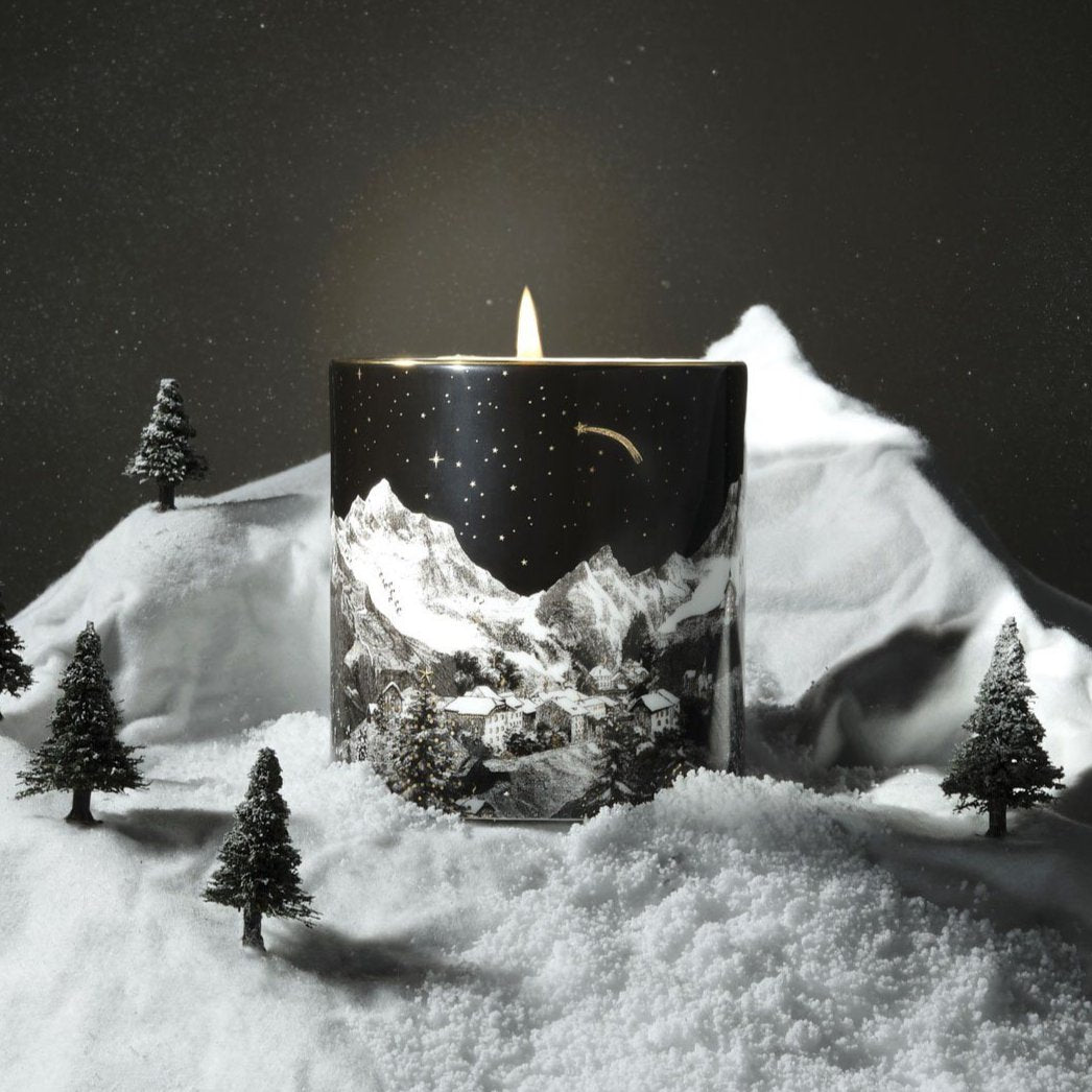 The Alpine Lodge Ceramic Candle