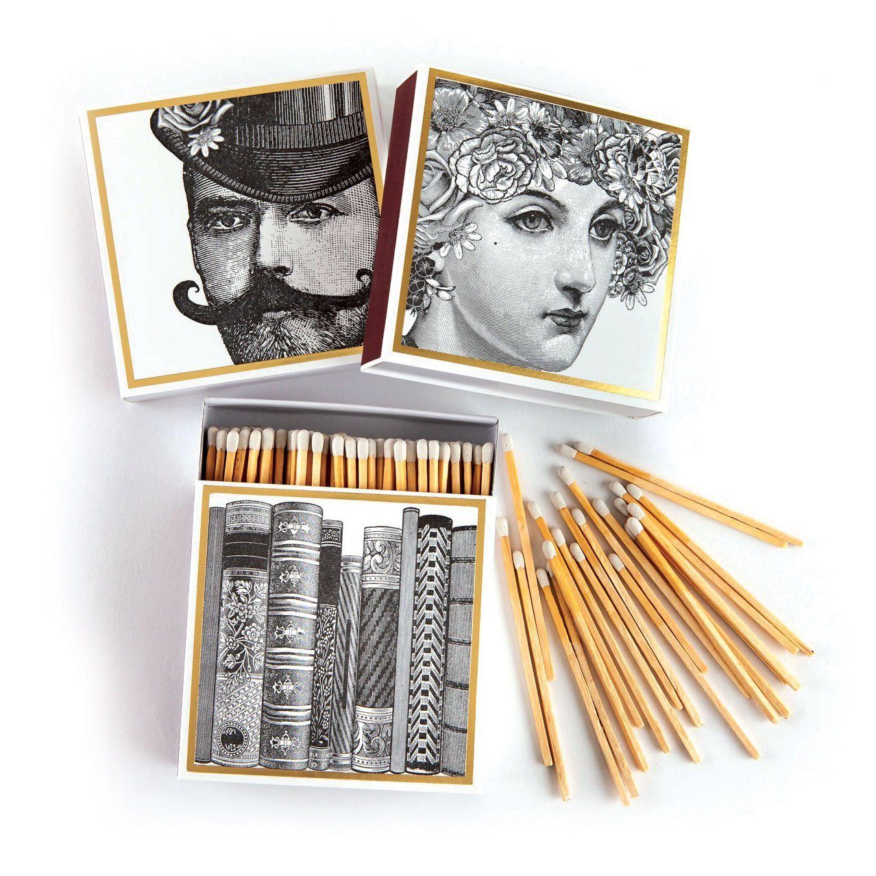 Flower Lady Luxury Matches - Chase and Wonder - Proudly Made in Britain