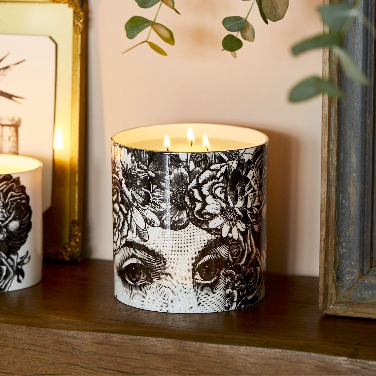 The Flower Lady 3 Wick Scented Ceramic Candle - Chase and Wonder - Proudly Made in Britain